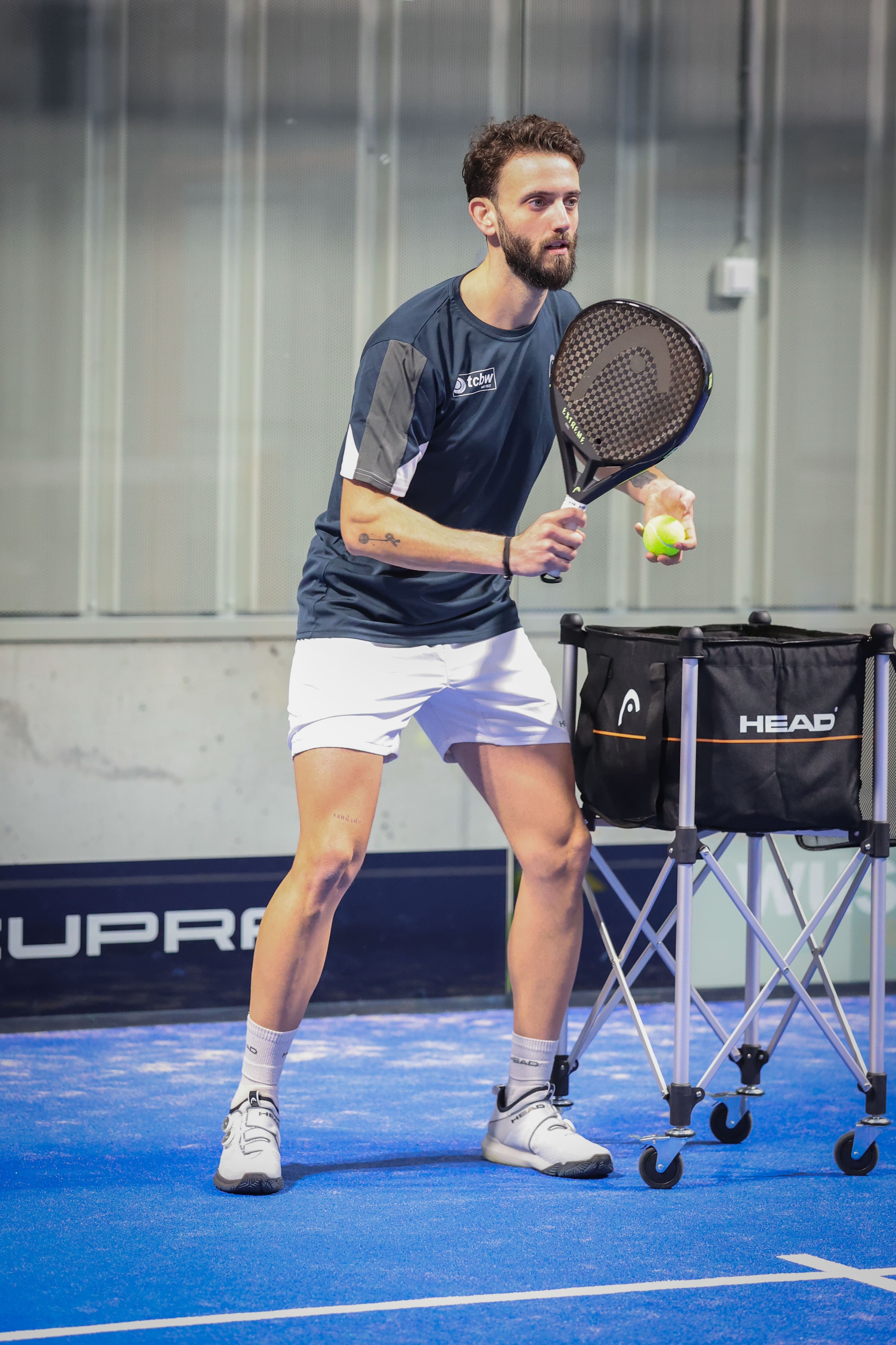 Padel-Match auf dem Platz